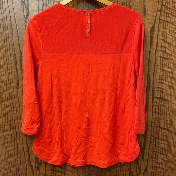 New talbots‎ petite red sweater tunic top - Picture 5 of 6